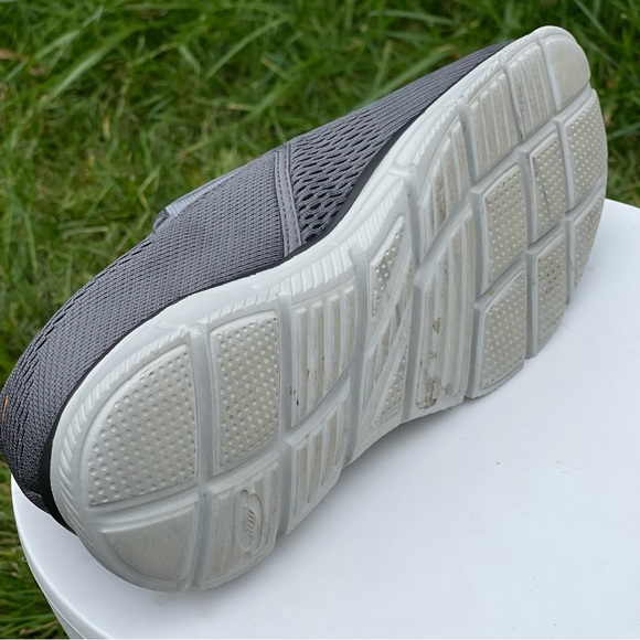 Skechers Equalizer Double Play Shoes Mens 7.5 Wide Gray Slip On Loafer 51509W - Picture 16 of 16